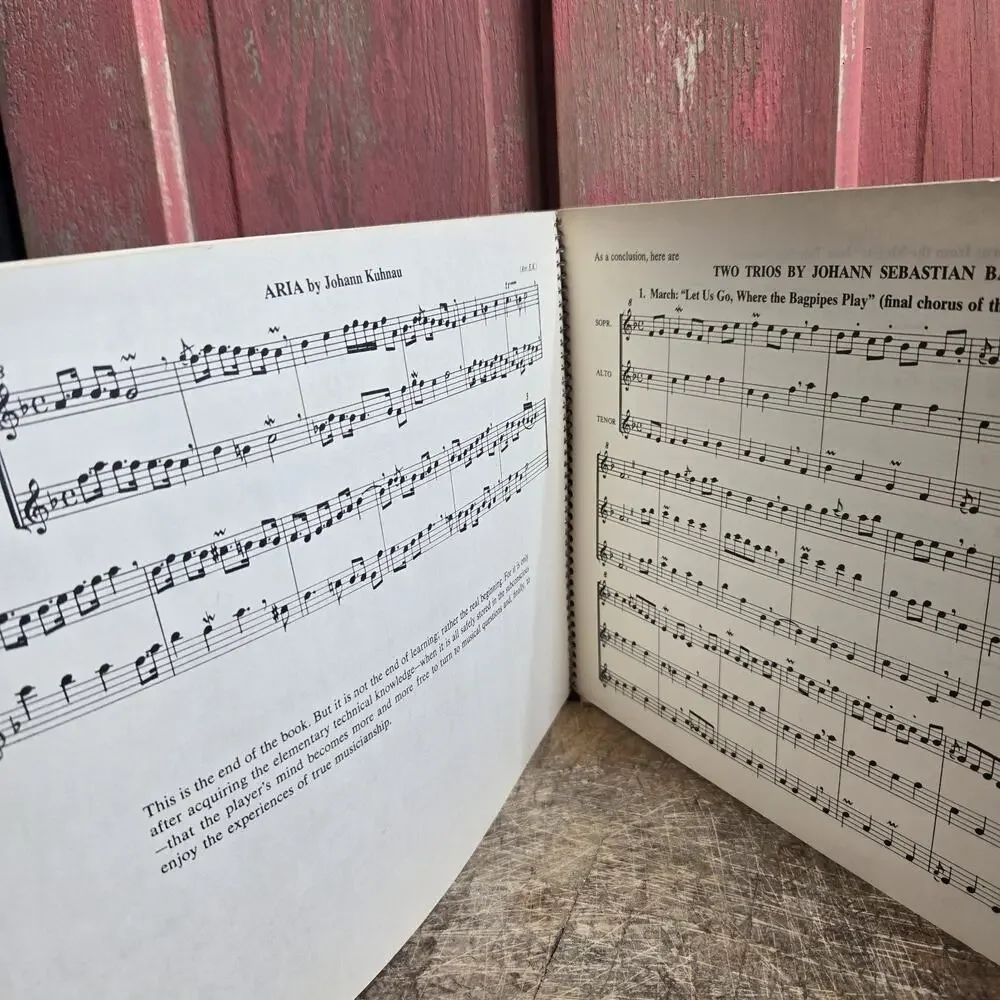 VINTAGE Recorder Playing By Erich Katz Instruction Book Carl Van Roy‎ Company